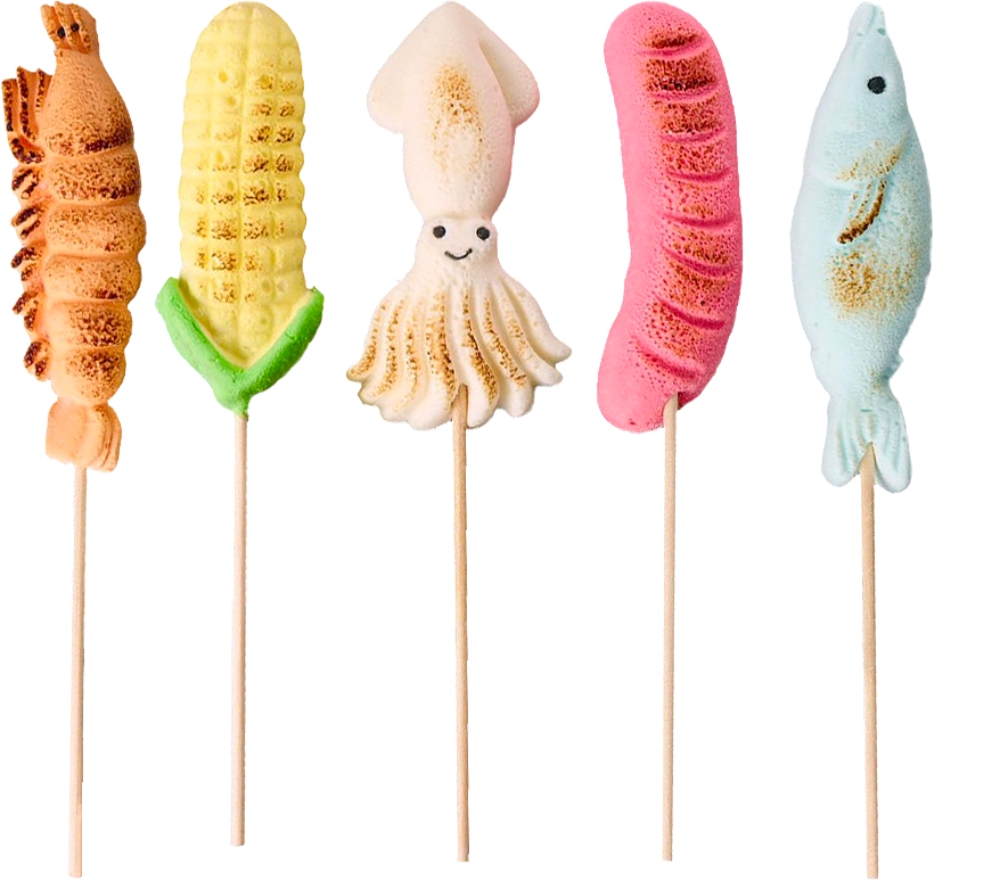 韓國爆紅 海鮮造型 BBQ 燒烤棉花糖 (150g/盒)