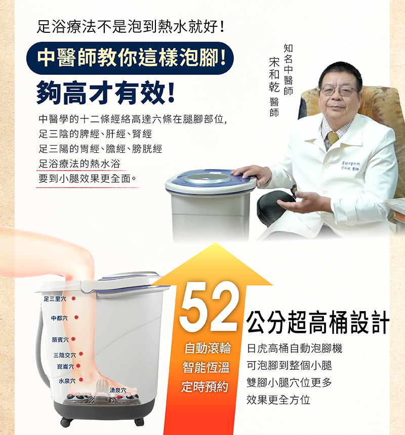 【日虎】自動滾輪泡腳機 SS-609