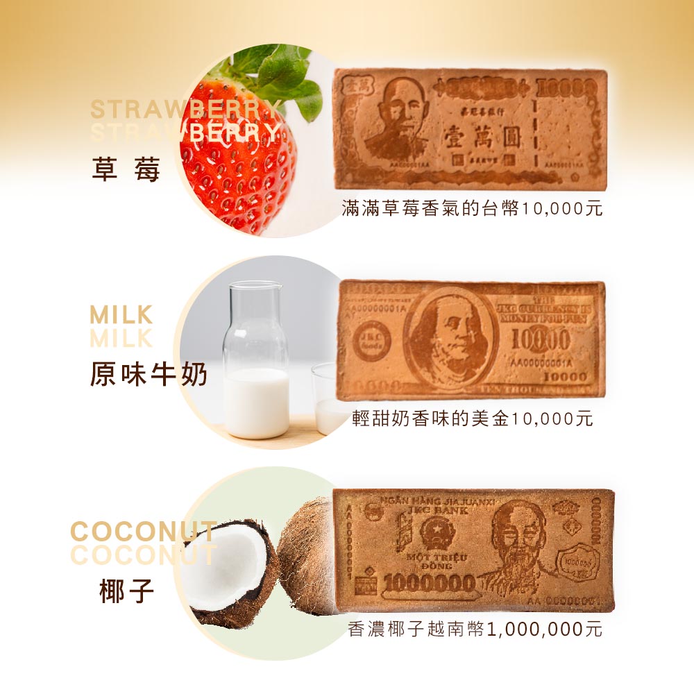 【嘉冠喜】鈔票煎餅禮盒（6片/盒）