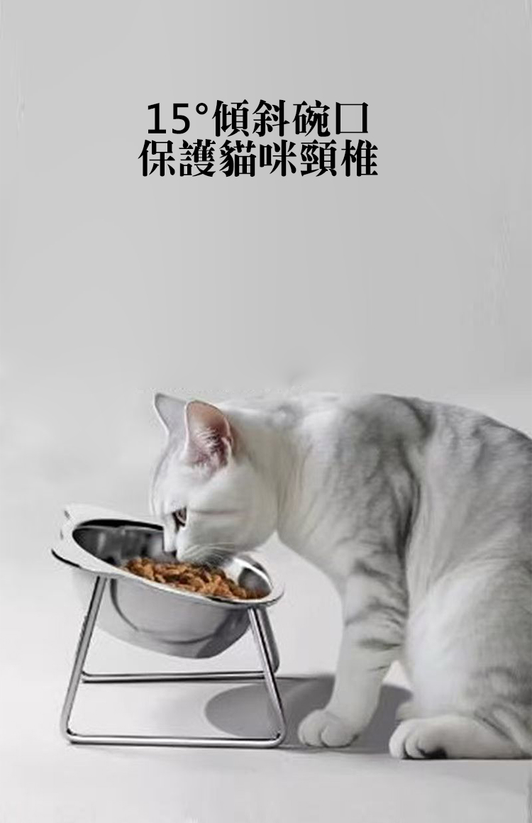 304不銹鋼防打翻寵物飯碗