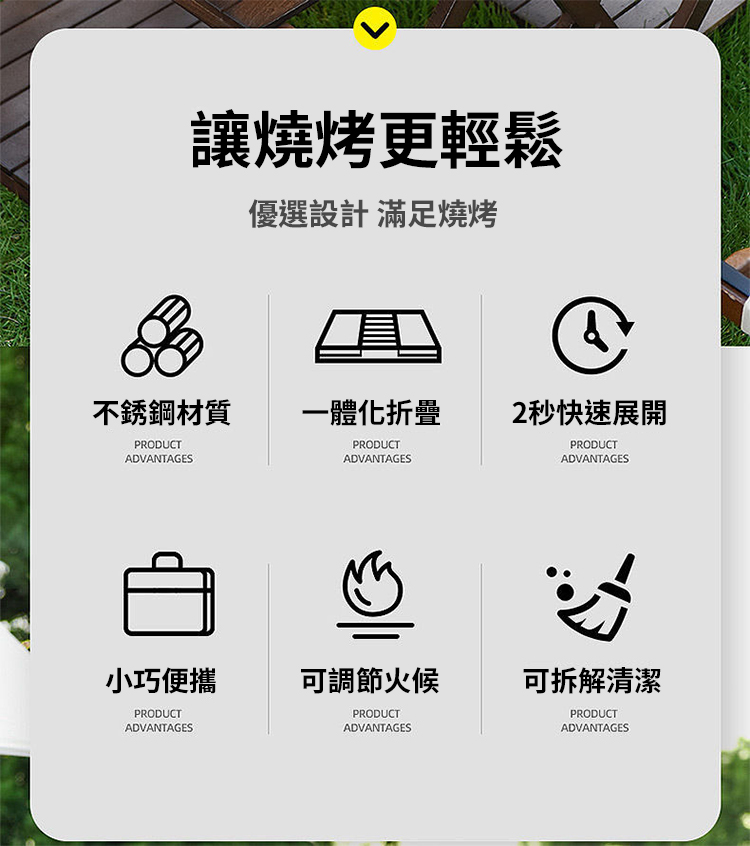 便攜折疊燒烤爐烤肉爐