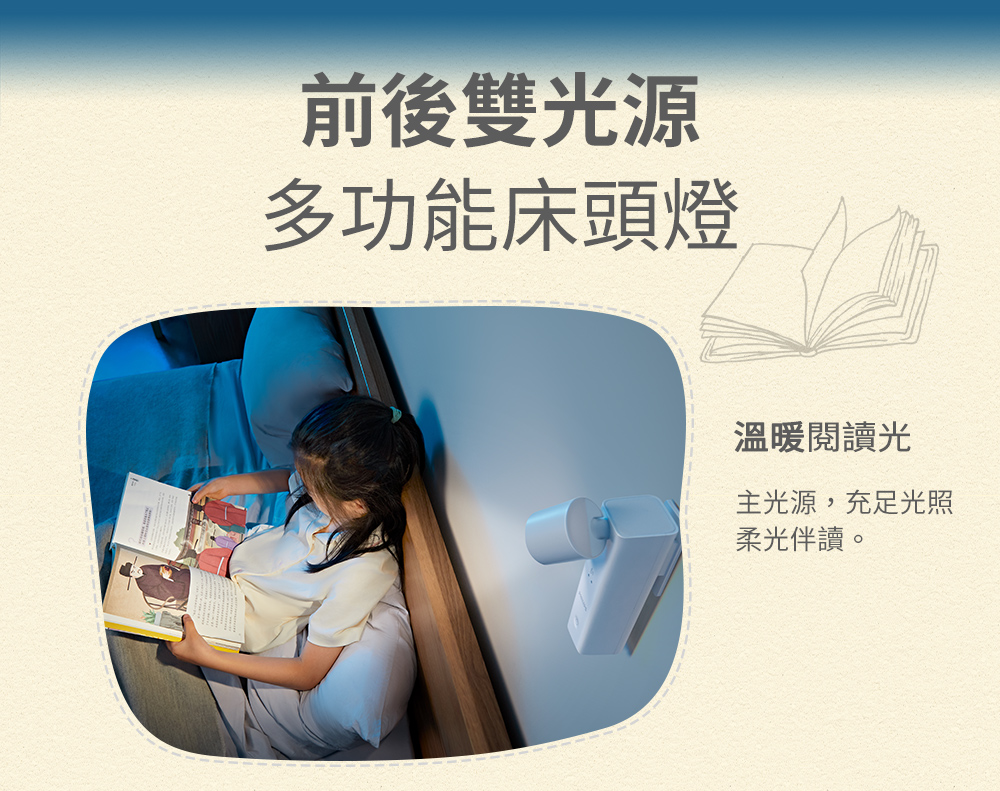 【飛利浦】飛利浦 PAS341 酷璇可攜式床頭燈