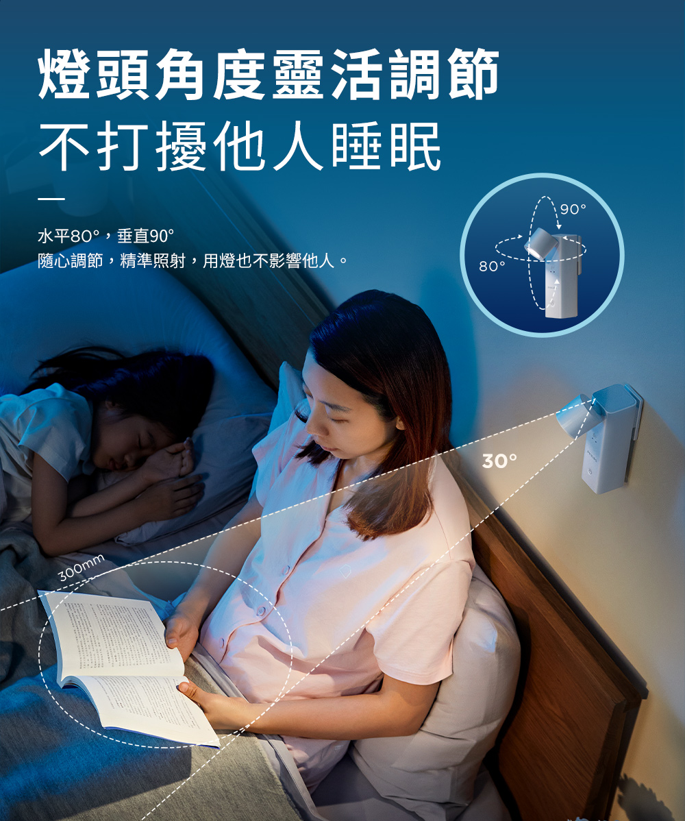 【飛利浦】飛利浦 PAS341 酷璇可攜式床頭燈