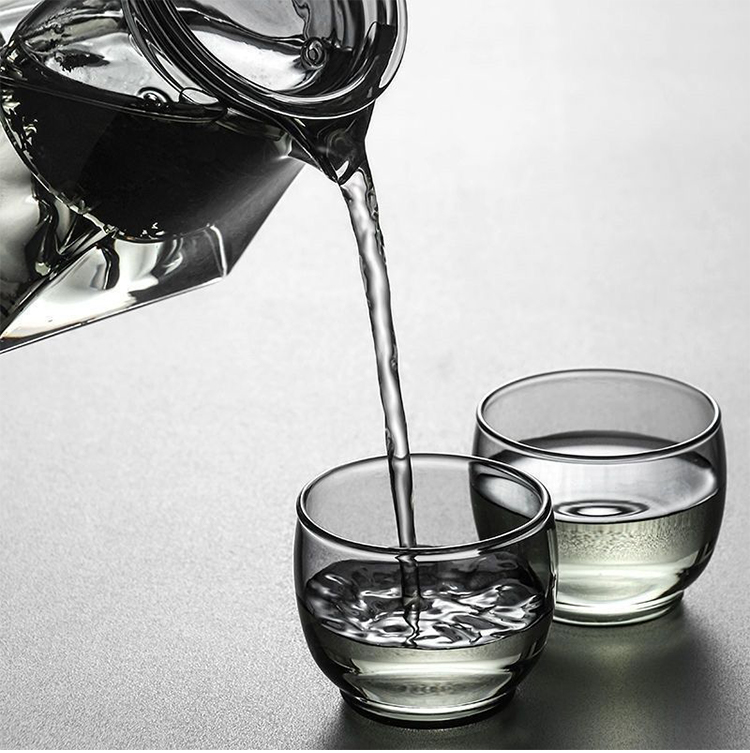 素雅觀山側把玻璃煮茶壺