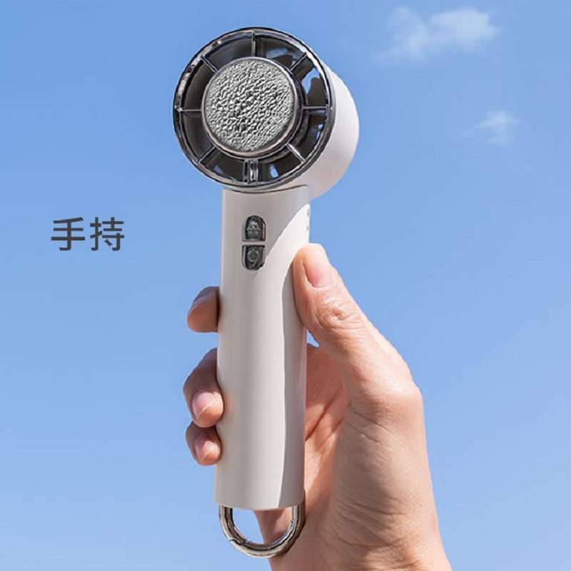 掛脖摺疊製冷冰敷風扇 買1大送1小  三檔風力 Type-C USB充電 