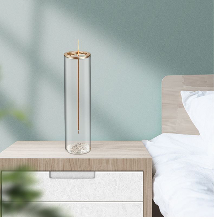 倒掛典雅金屬防塵香插  