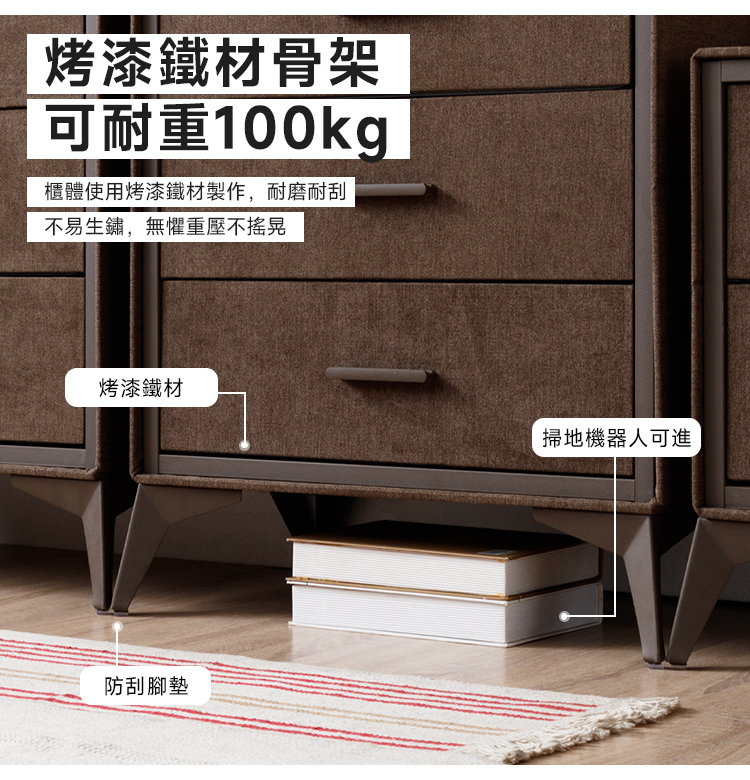 仿亞麻布紋二抽.三抽.四抽收納櫃