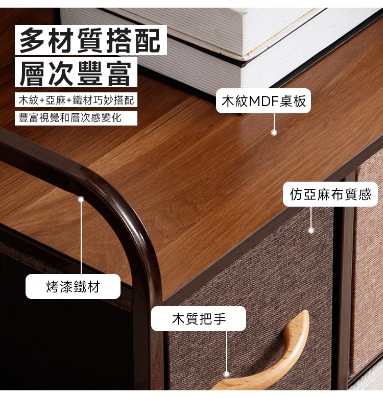 布藝摩卡(多款)收納櫃