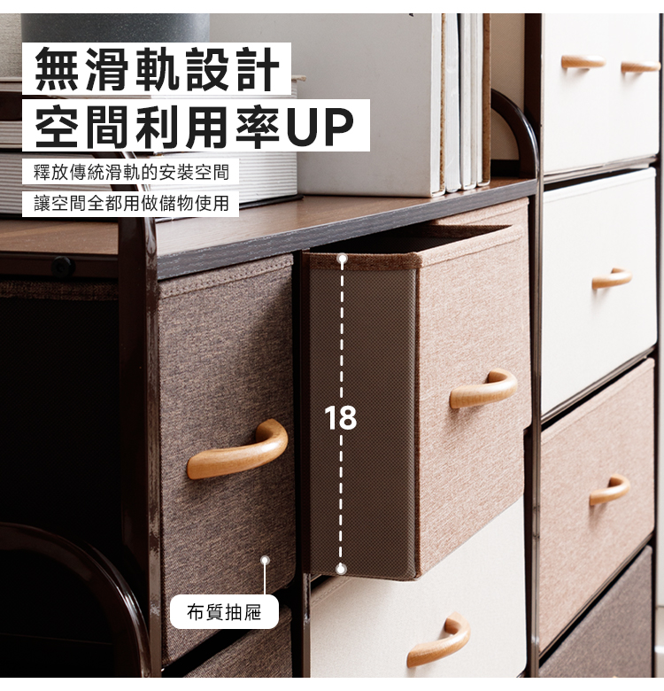 布藝摩卡(多款)收納櫃