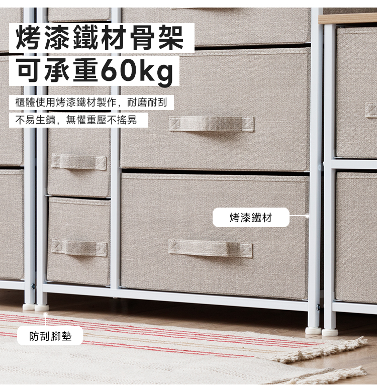 布藝奶油(多款)收納櫃