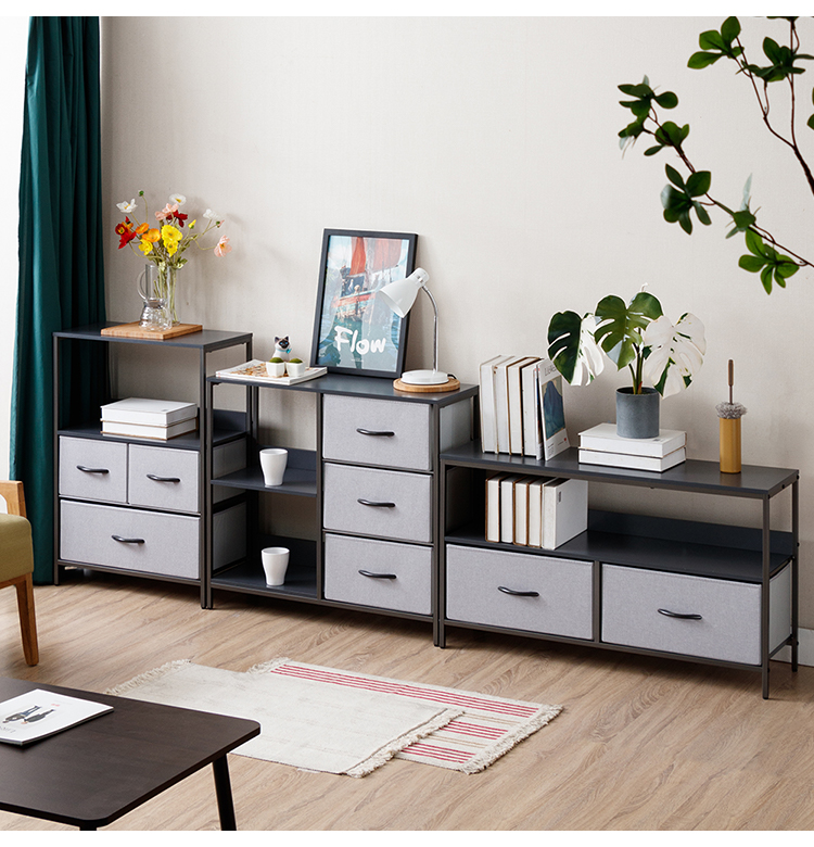 布藝鐵灰(多款)收納置物架