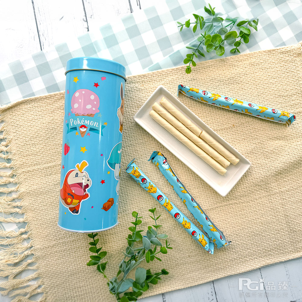 【寶可夢】爆漿匠醬捲歡樂罐(巧克力/香草)(160g)