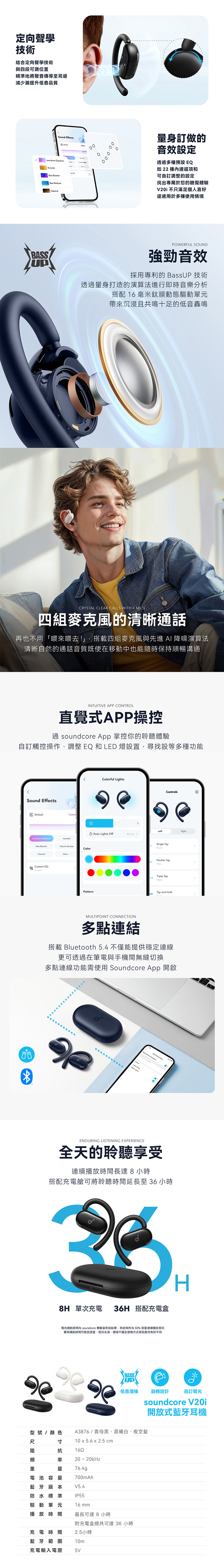 Soundcore V20i 開放式藍牙耳機