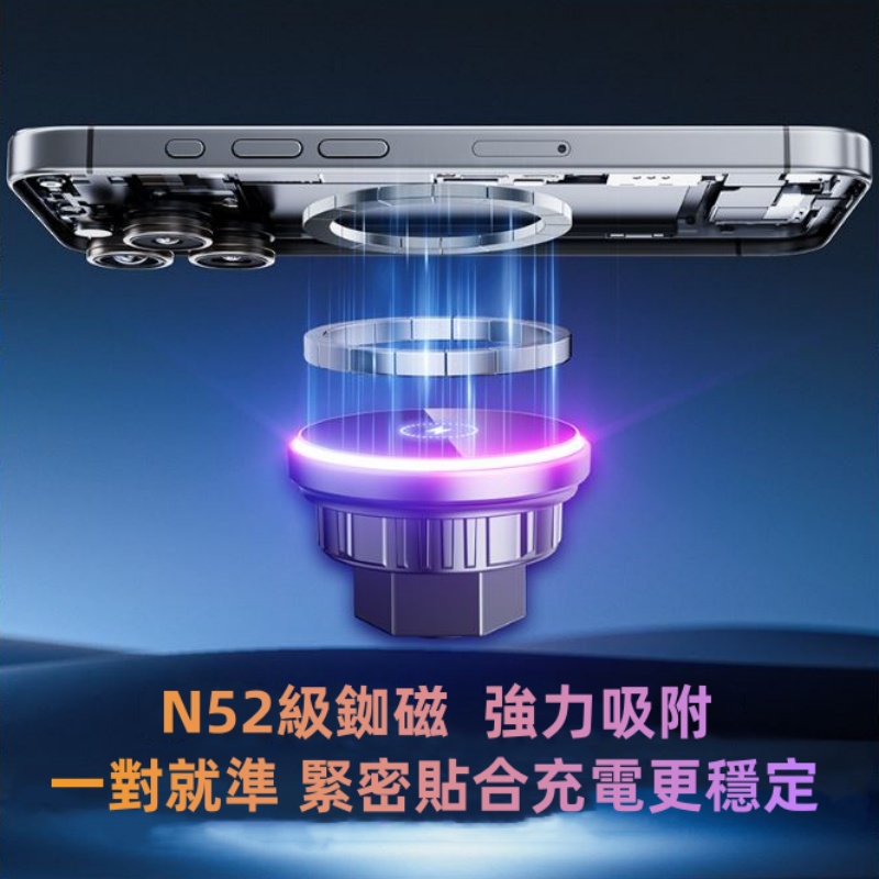 炫彩磁吸無線充電車用支架(兩款可選)