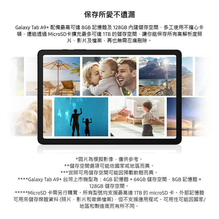 Samsung Galaxy Tab A9+ (4/64G) X210 WIFI 11吋平板