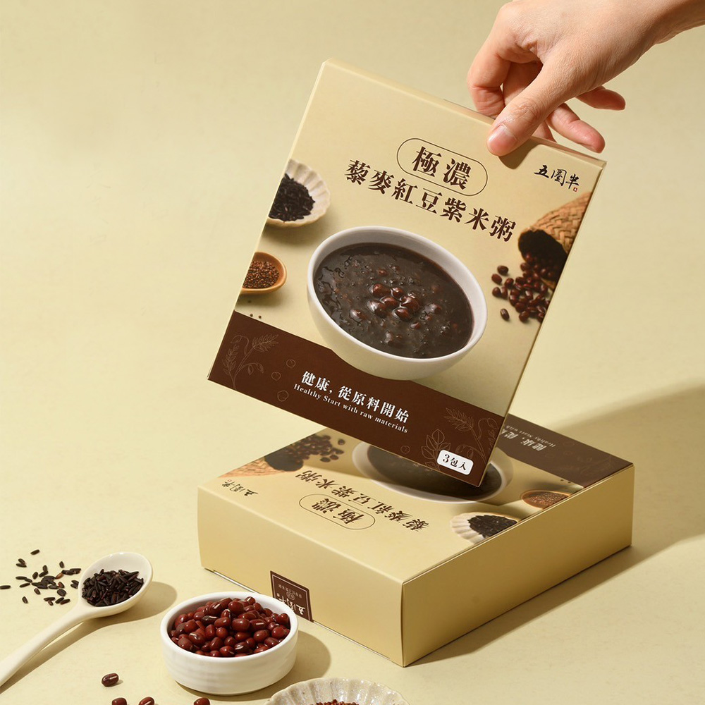 【五圈半】極濃藜麥紅豆紫米粥(750g)