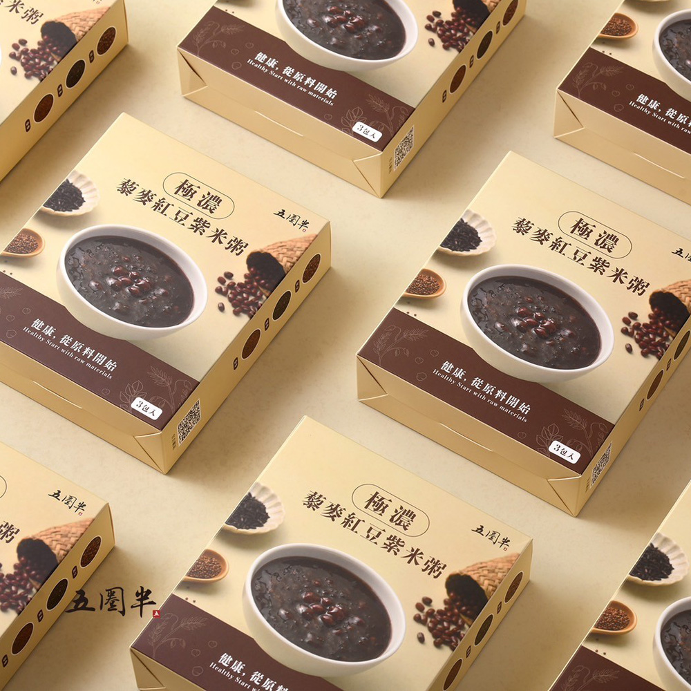 【五圈半】極濃藜麥紅豆紫米粥(750g)