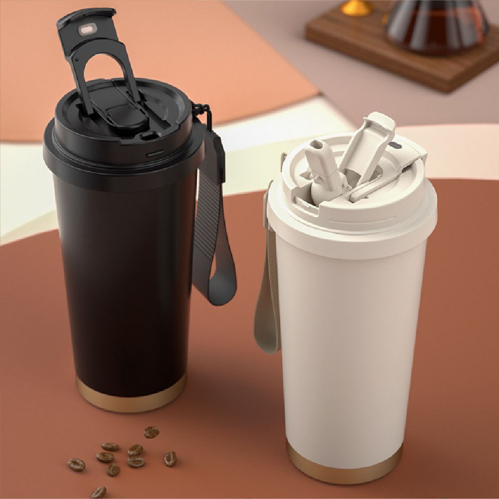 日式雙飲手提316不鏽鋼咖啡杯