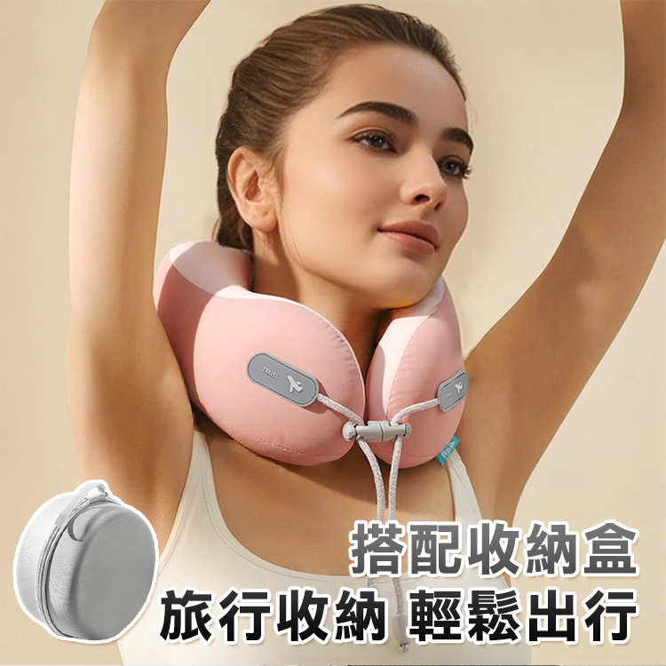 Pro2.0冰絲涼感雲朵透氣頸枕(附收納包)