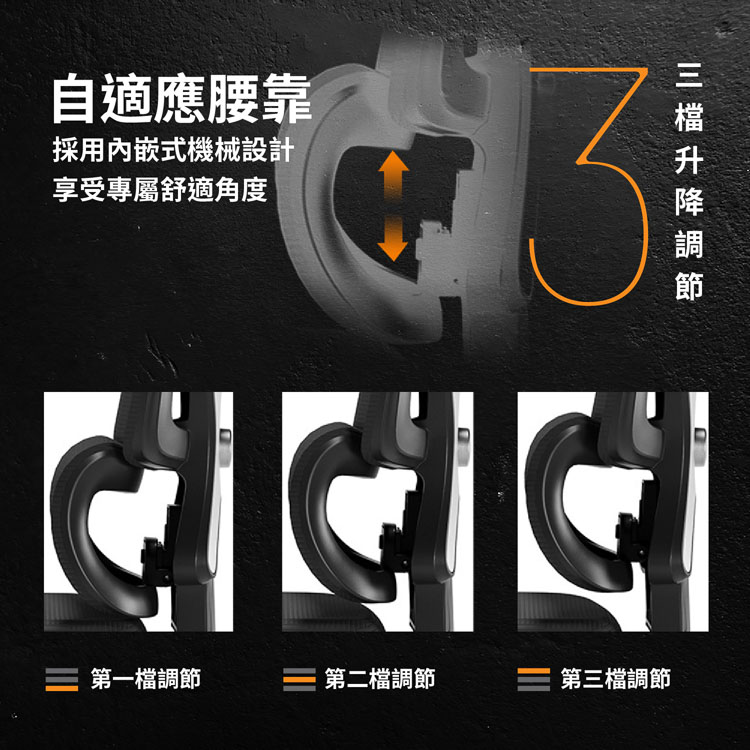 【ANDYMAY2】格拉斯人體工學安全透氣辦公椅-X07舒適進階款(OH-K227)