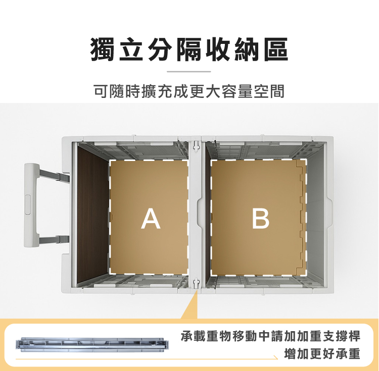 【ANDYMAY2】丹邁越野折疊購物收納車(OH-Q326)