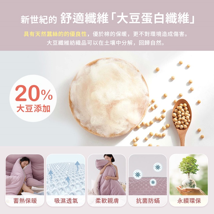 韓系馬卡龍色針織抗菌棉被-20251003換花