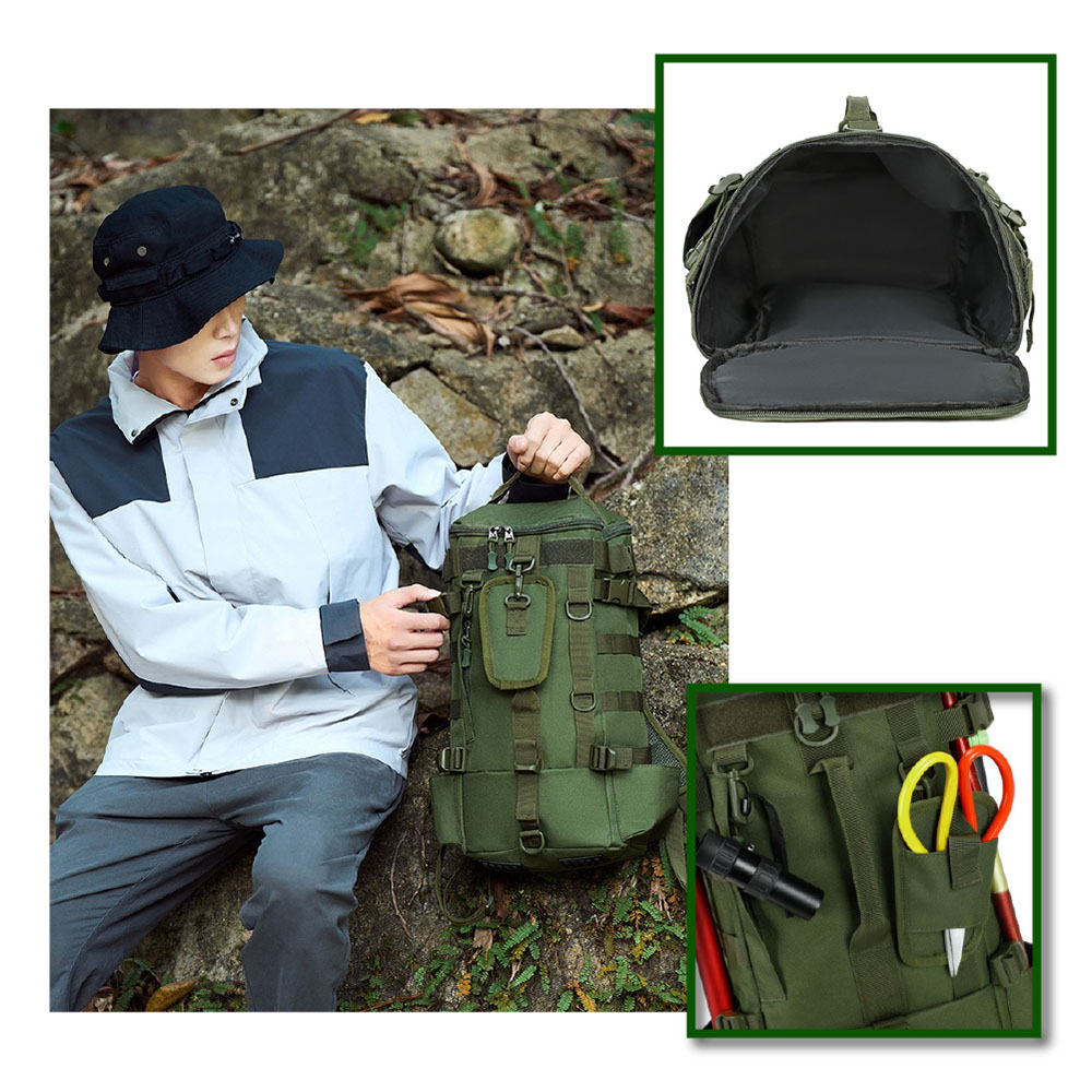 【JAR嚴選】戶外防水多功能雙肩背包