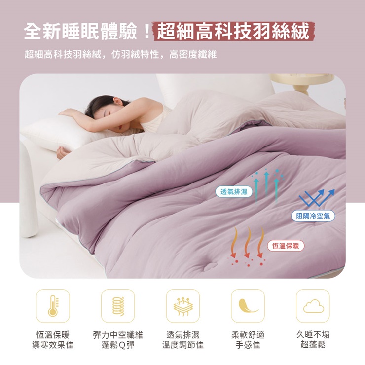 韓系馬卡龍色針織抗菌棉被(單人/雙人)-20251003換花