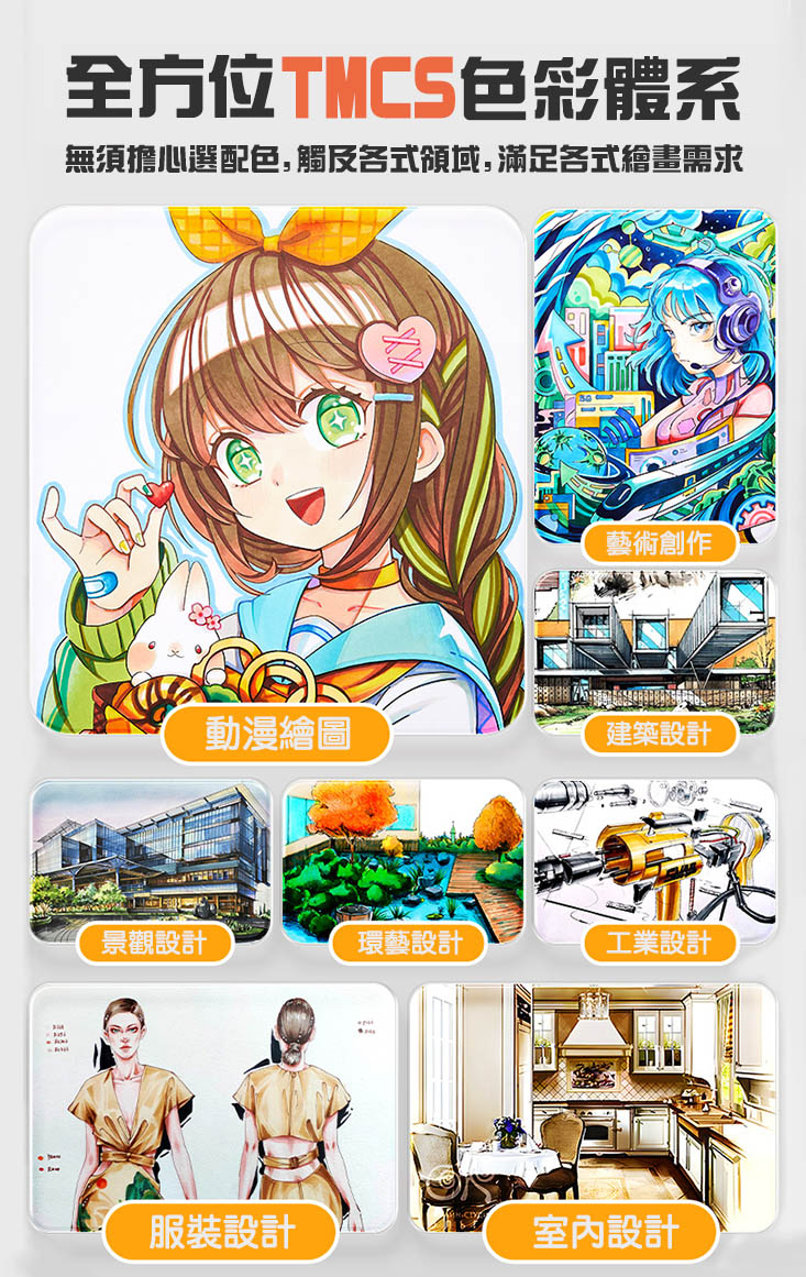 專業美術雙頭油性馬克筆-含底座筆袋 (24色/48色/80色) 麥克筆