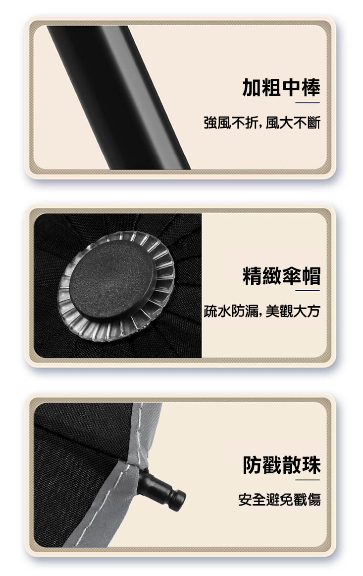 32骨抗風雨自動開合反向傘