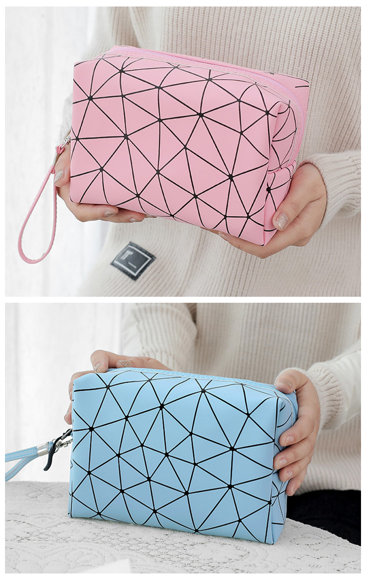 八角菱紋便攜化妝收納包