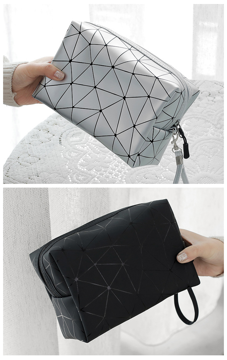 八角菱紋便攜化妝收納包