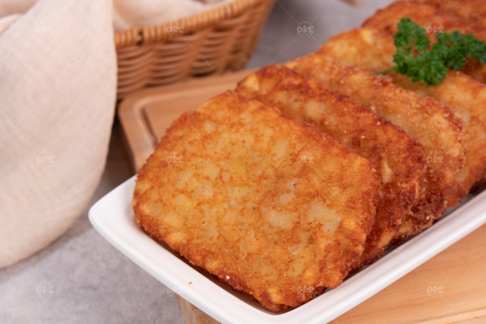 【巧食家】四角薯餅 640g/10片/盒 (6盒組)