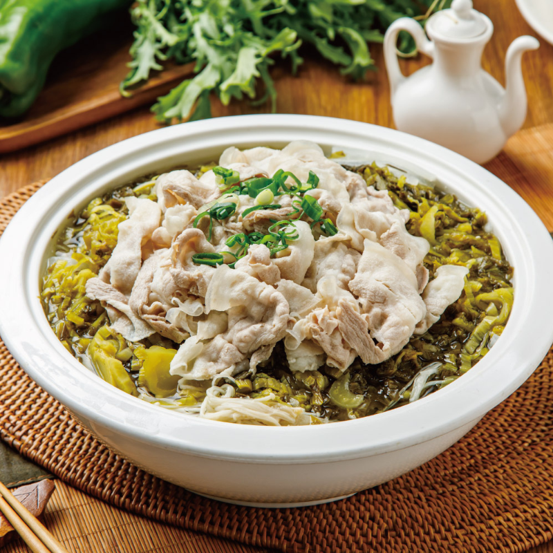 【彭園】譚府暖心好味組(酸菜白肉鍋加蘿蔔糕贈隨機冰沙2包)