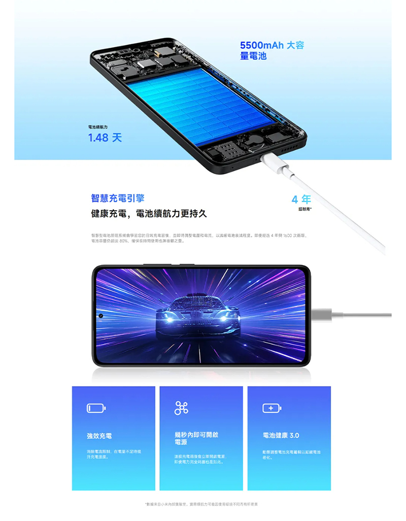 Redmi Note 14 (8G+256G) 6.67吋 智慧型手機-贈空壓殼+鋼化保貼+掛繩+韓版包+指環支架+噴劑