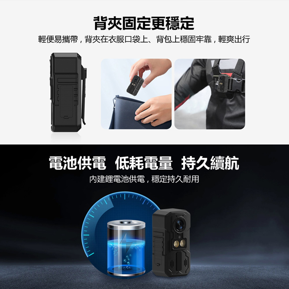 AG-15 4G SHOT 可插4G-SIM卡連網遠程監控 HD 1296P高畫質鏡頭紅外線夜視帶背夾防水防塵防摔戶外運動攝影機