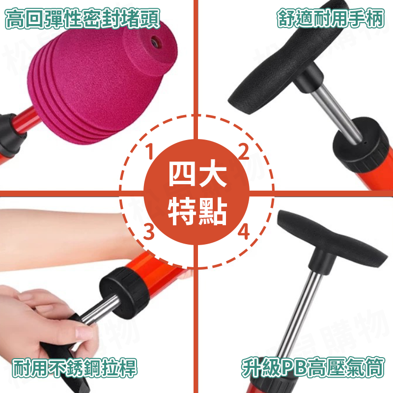 強力高壓馬桶疏通器 浴室地漏 通水管神器 排水孔 水管疏通器