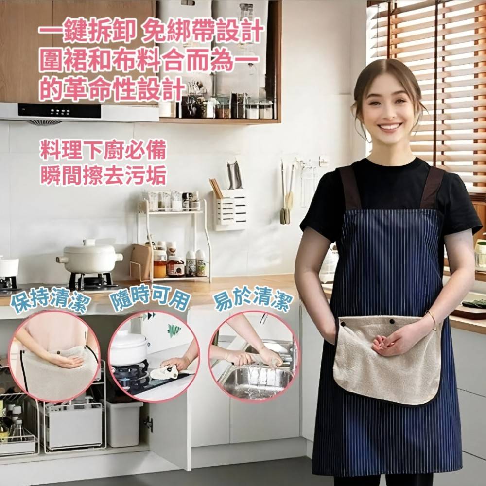 【職務所】三層防水防油職人工作圍裙