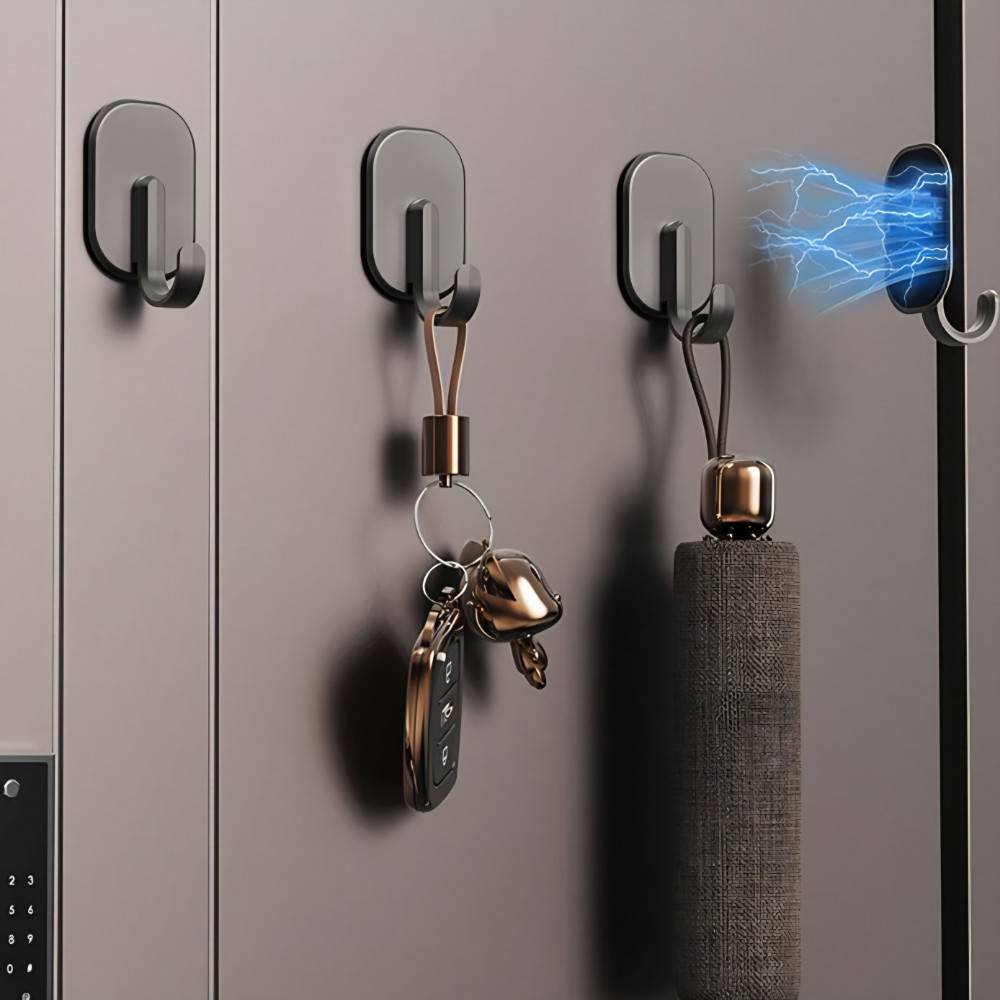 【磁力感】重複性免打孔磁吸掛勾