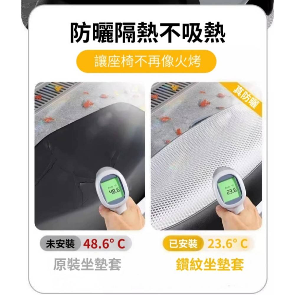 【鑽紋】防水隔熱耐磨機車坐墊套