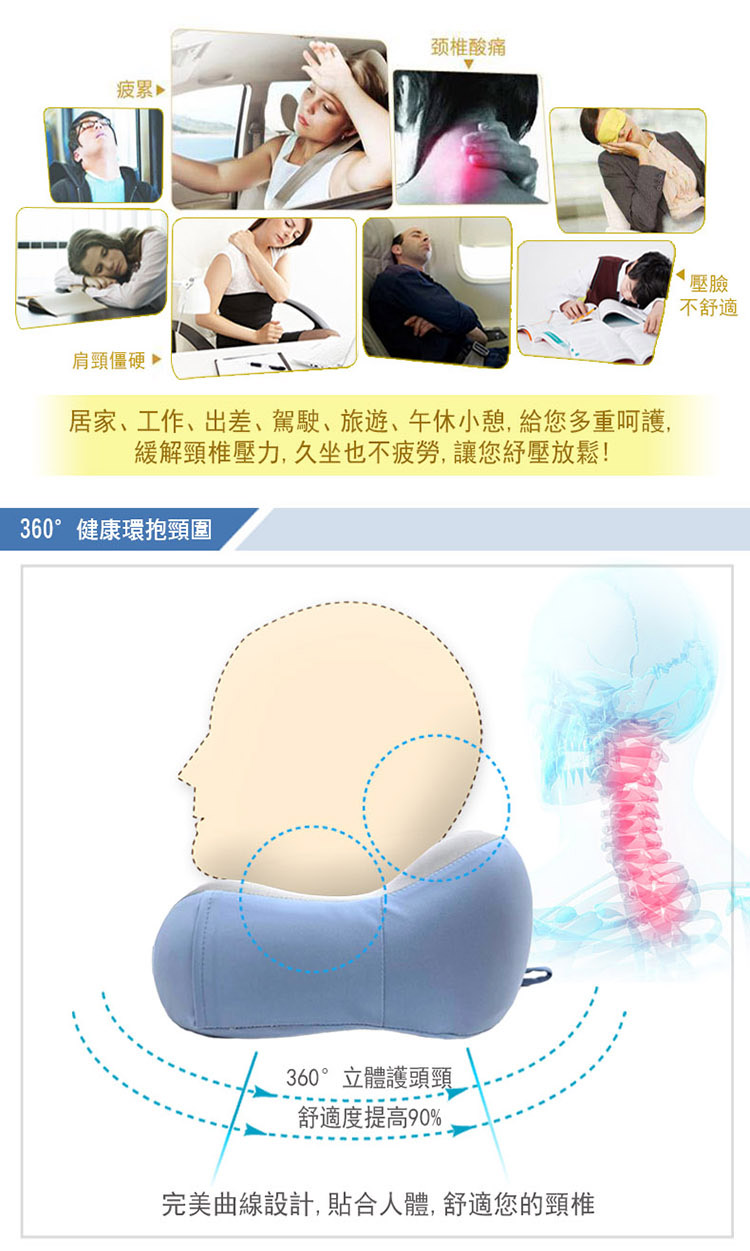 舒爽記憶頸枕
