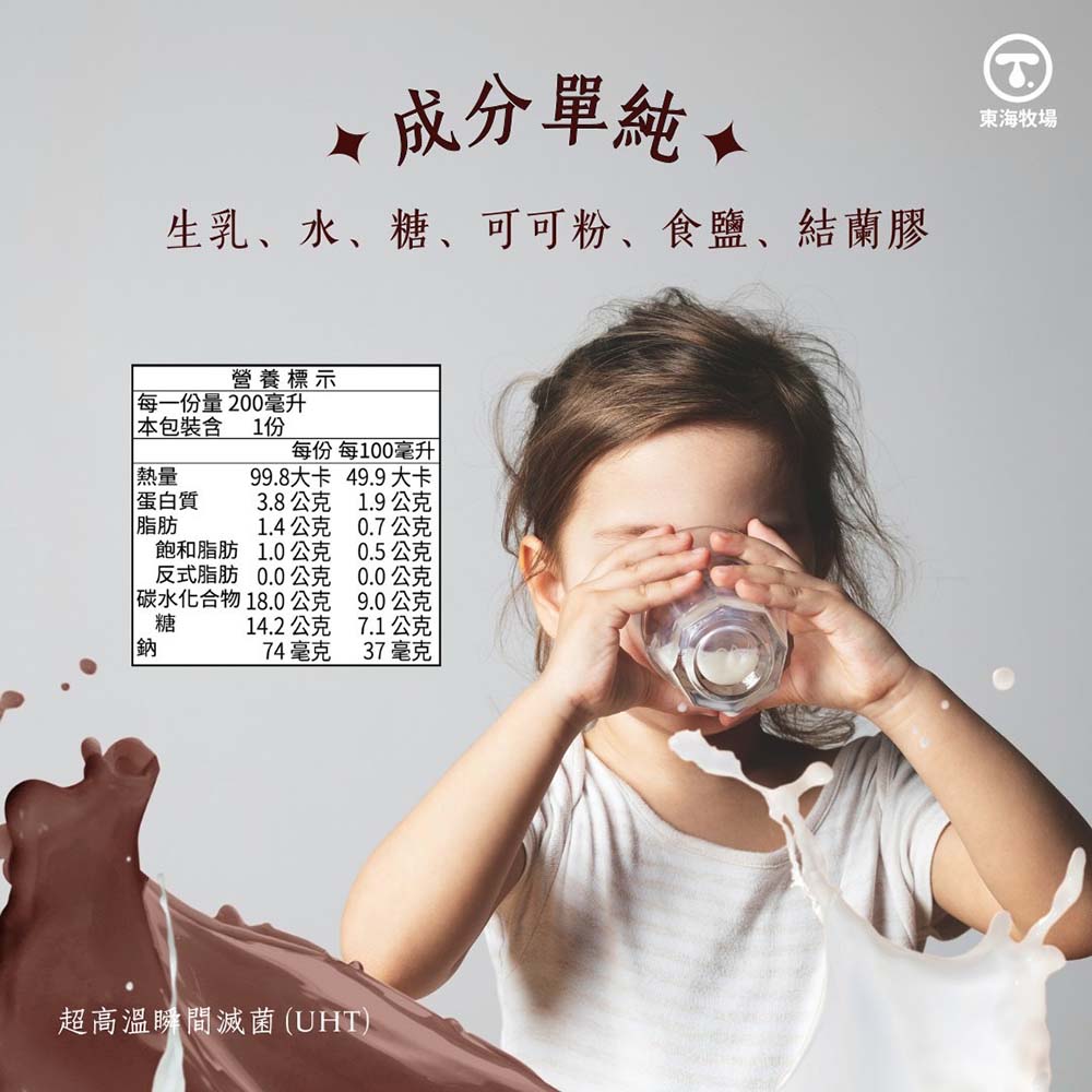 【東海大學】原味保久乳/巧克力保久乳(200ml*24瓶/箱) 任選