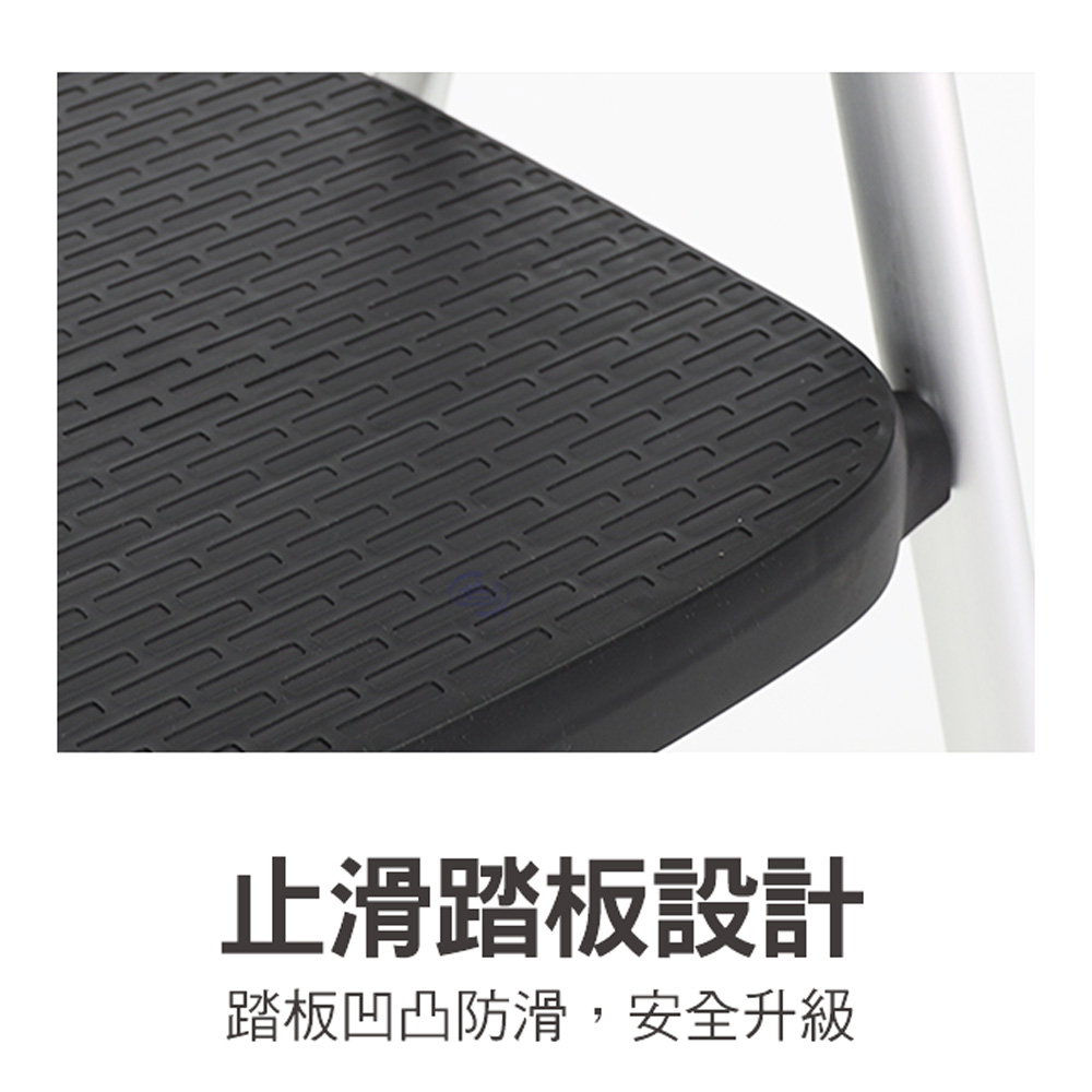 【百鈴】鋁製輕便大踏板二、三、四階梯