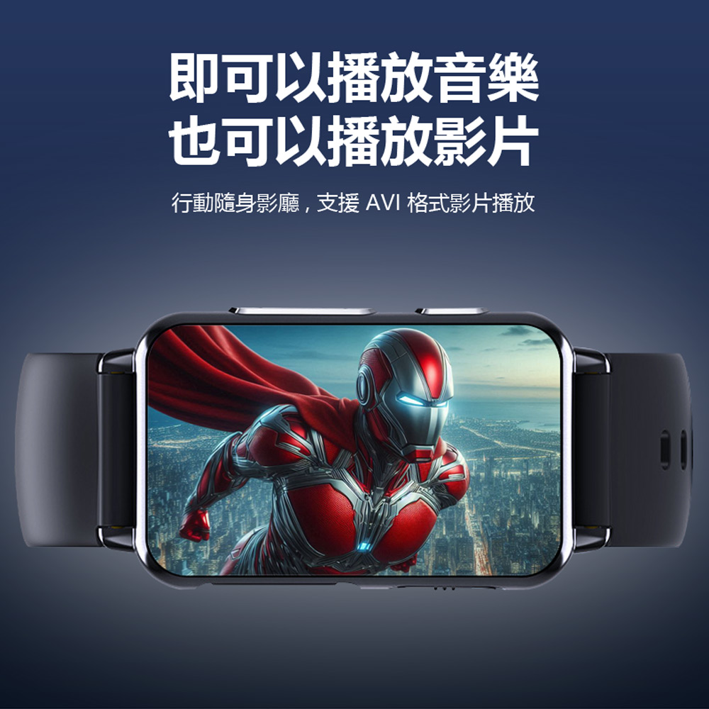 K-S18 藍牙錄音手錶(音樂影片播放/電子書閱讀器 5D弧面玻璃彩屏 支援錄音轉文字 一鍵錄音 聲控錄音)