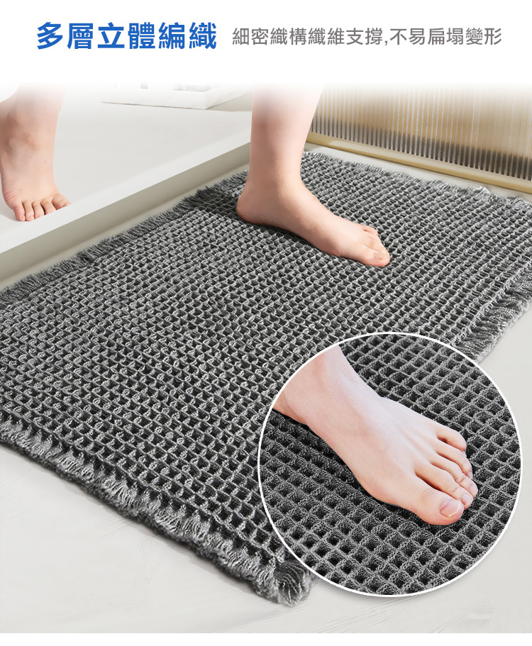  華夫格地墊(吸水防滑加工)