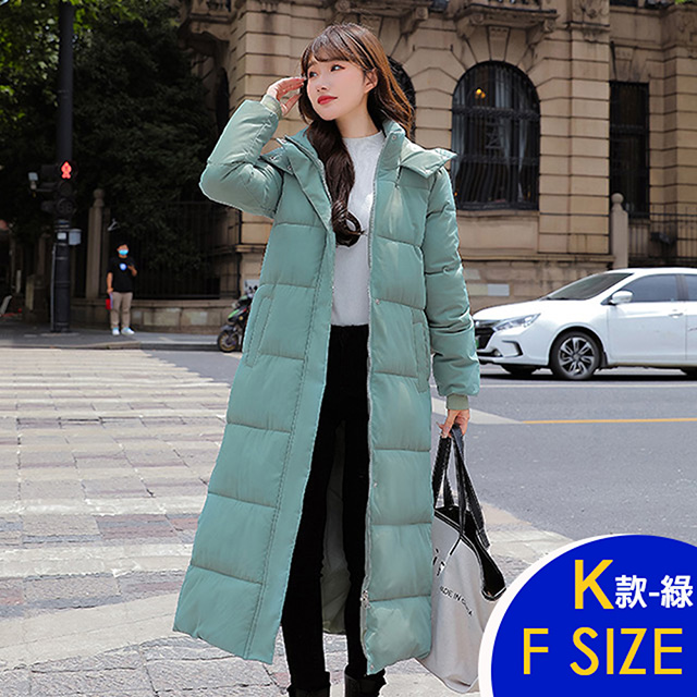 保暖羽絨棉連帽中長版外套系列(保暖/升溫/防小潑水)
