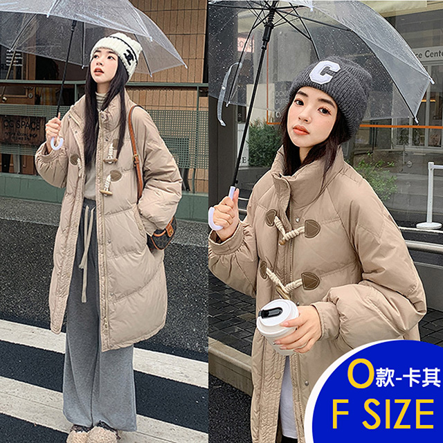 保暖羽絨棉連帽中長版外套系列(保暖/升溫/防小潑水)