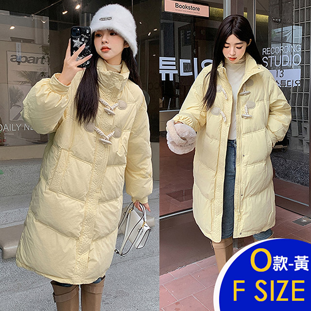 保暖羽絨棉連帽中長版外套系列(保暖/升溫/防小潑水)