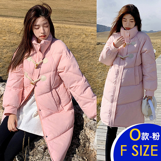 保暖羽絨棉連帽中長版外套系列(保暖/升溫/防小潑水)