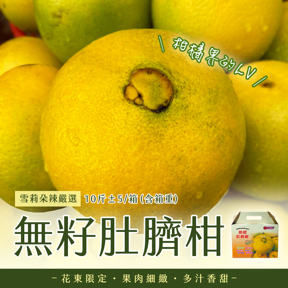 【雪莉朵辣嚴選】無籽肚臍柑（16-22顆） 10斤箱